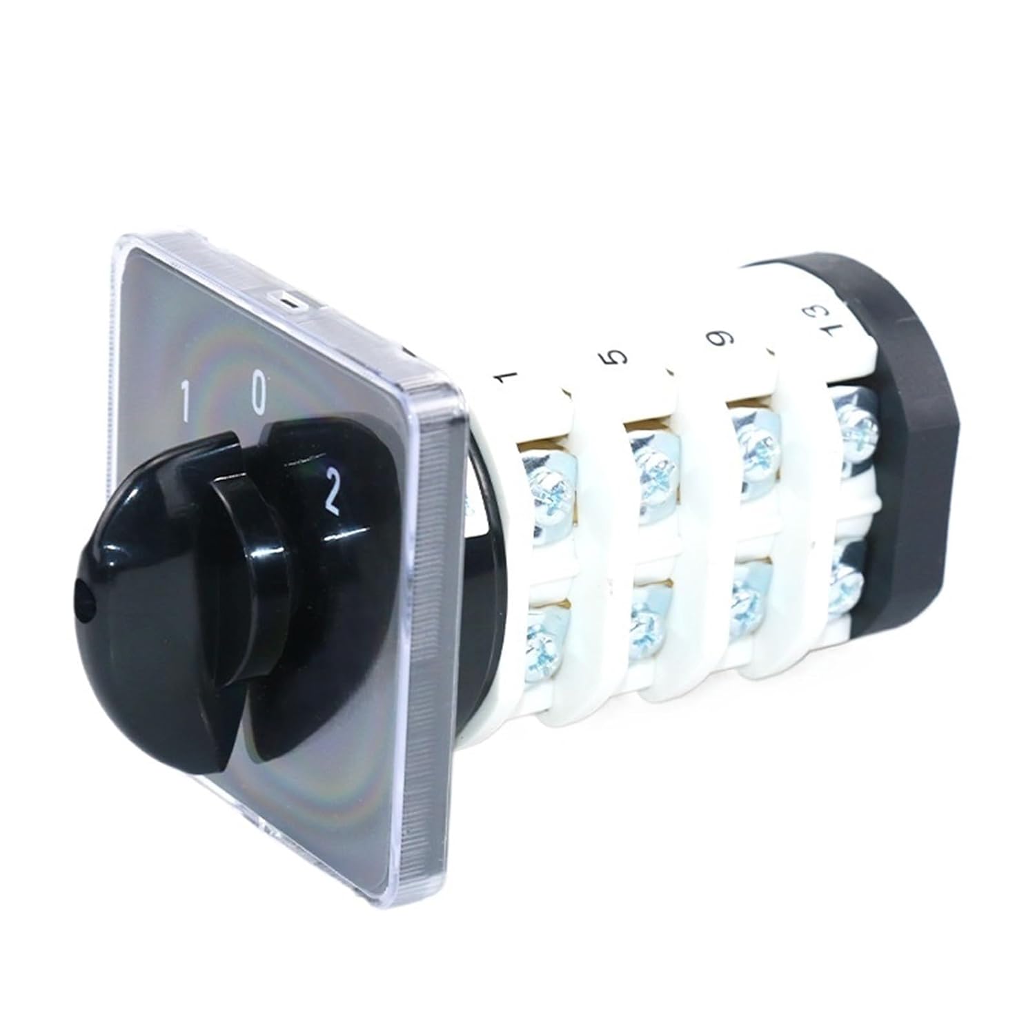 1pcs SZL9-32/4 1-0-2 32A Three Positons Four Phases 16 Screws Silver Contact Transfer Elecrical Rotary Change Over Cam Switch