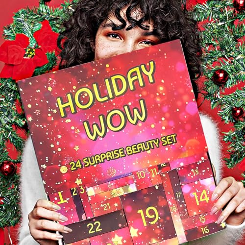 PHOEBE Beauty Advent Calendar 2024 Girls Teens Makeup Advent Calendar 24 Pcs Individually Boxed Christmas Xmas Surprises Beauty Countdown Set