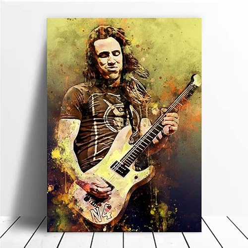 ONIBPMTCJ Nuno Bettencourt guitarist Canvas Wall Art Poster for Bedroom Decor Painting Home Office Wall Decoration (16x24inch(40x60cm),Unframed)