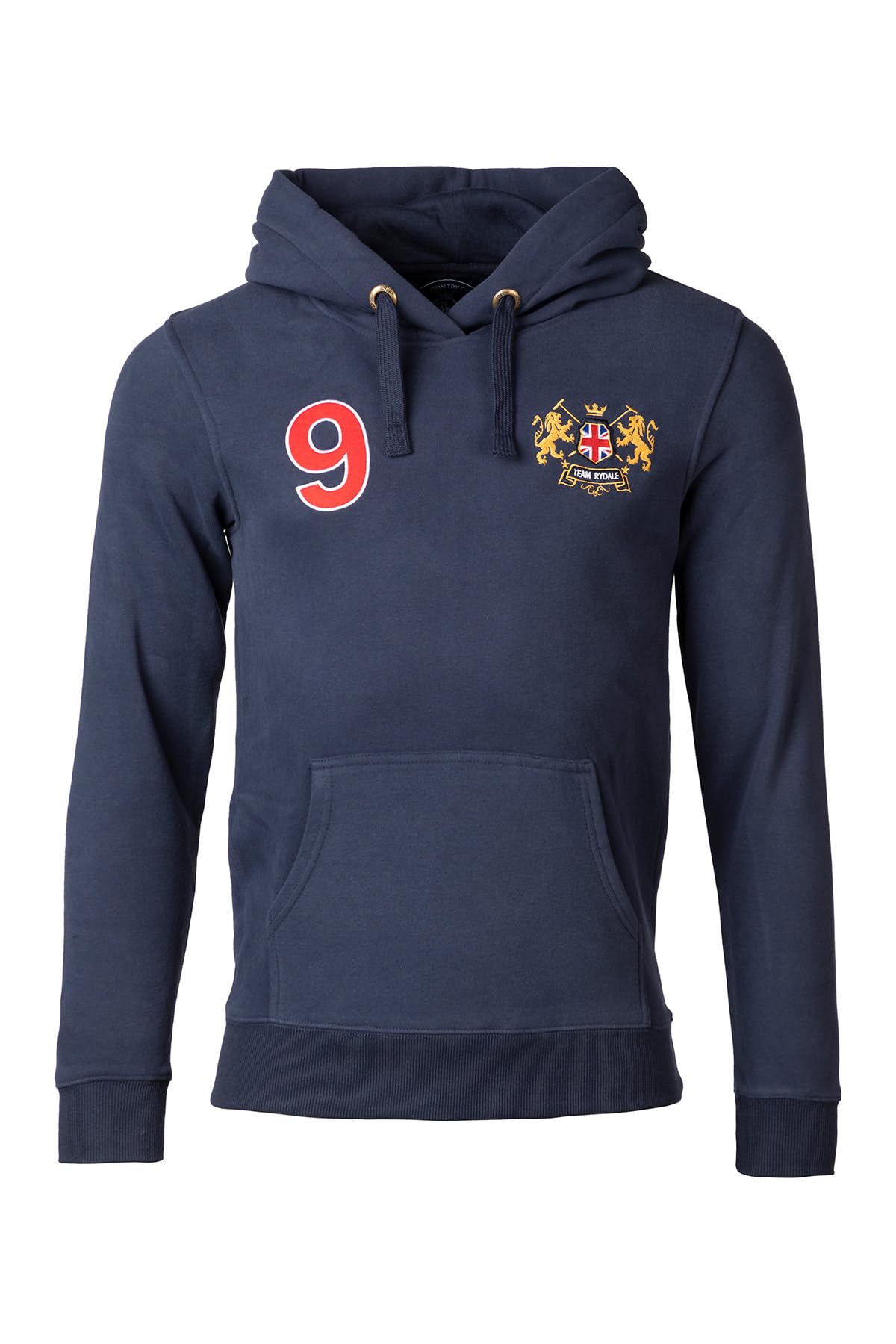 Rydale Mens Overhead Emblem Hoody Polo Embroidery Hooded Jumper Hoodies (as8, alpha, x_l, regular, regular, Navy)