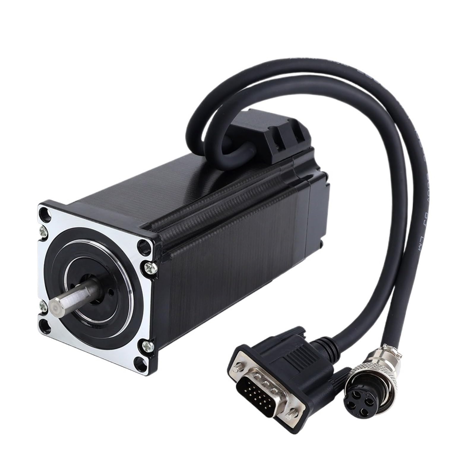 FCARUMIQP Nema 23 Closed Loop Stepper Motor 3Nm with Servo Driver Kit Nema23 425oz.in Encoder with 2pcs 1.7m Cables