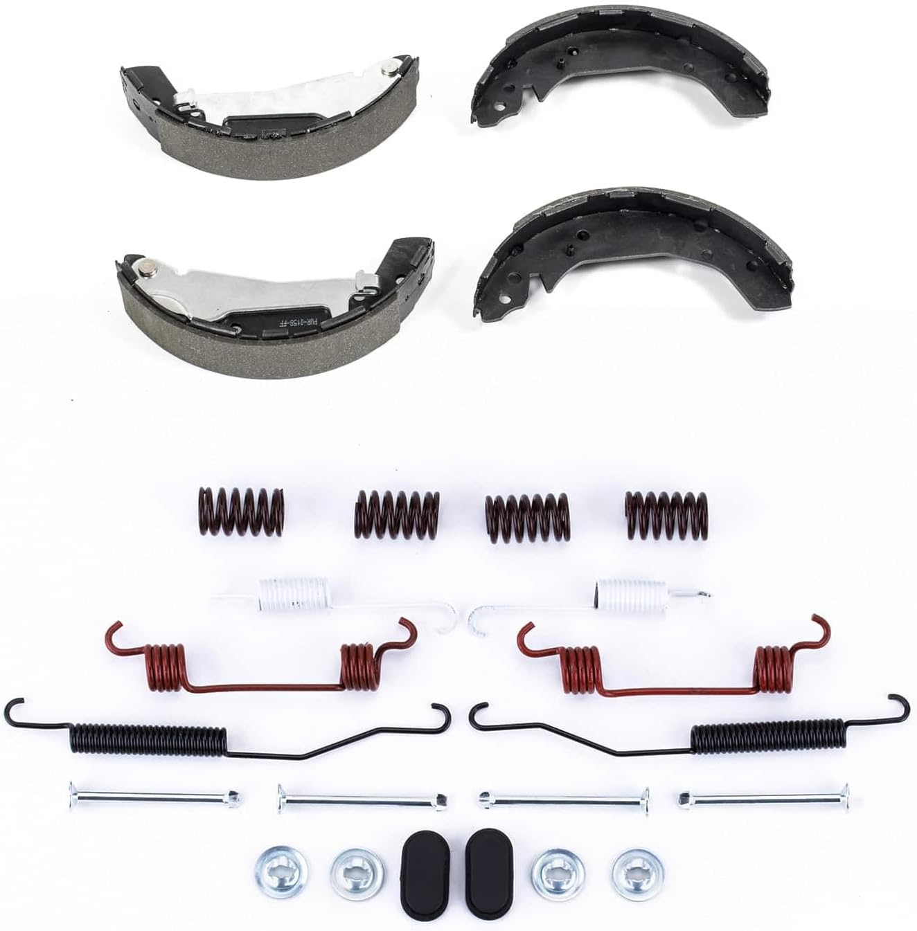 PowerStop Rear Service Brake Shoes For Chevrolet Cobalt 2009-10 |HHR 2009-11 |Chrysler Sebring 2003-06 |Dodge Stratus 2003-06 - Service Brake Shoe Replacement With Hardware, SSH800