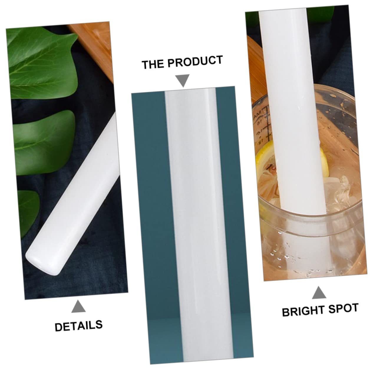 Alipis Ice Hammer for Cocktail Juice Stick with Grinding Rod Hand Juicer Squeezer Smooth and Safe to Use