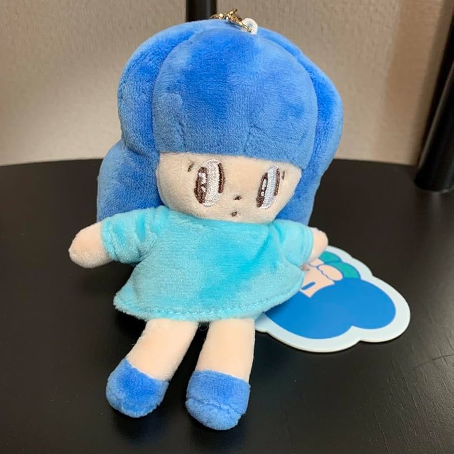 Amazon.co.jp: マムアンちゃん ぬいぐるみキーホルダー ブルー