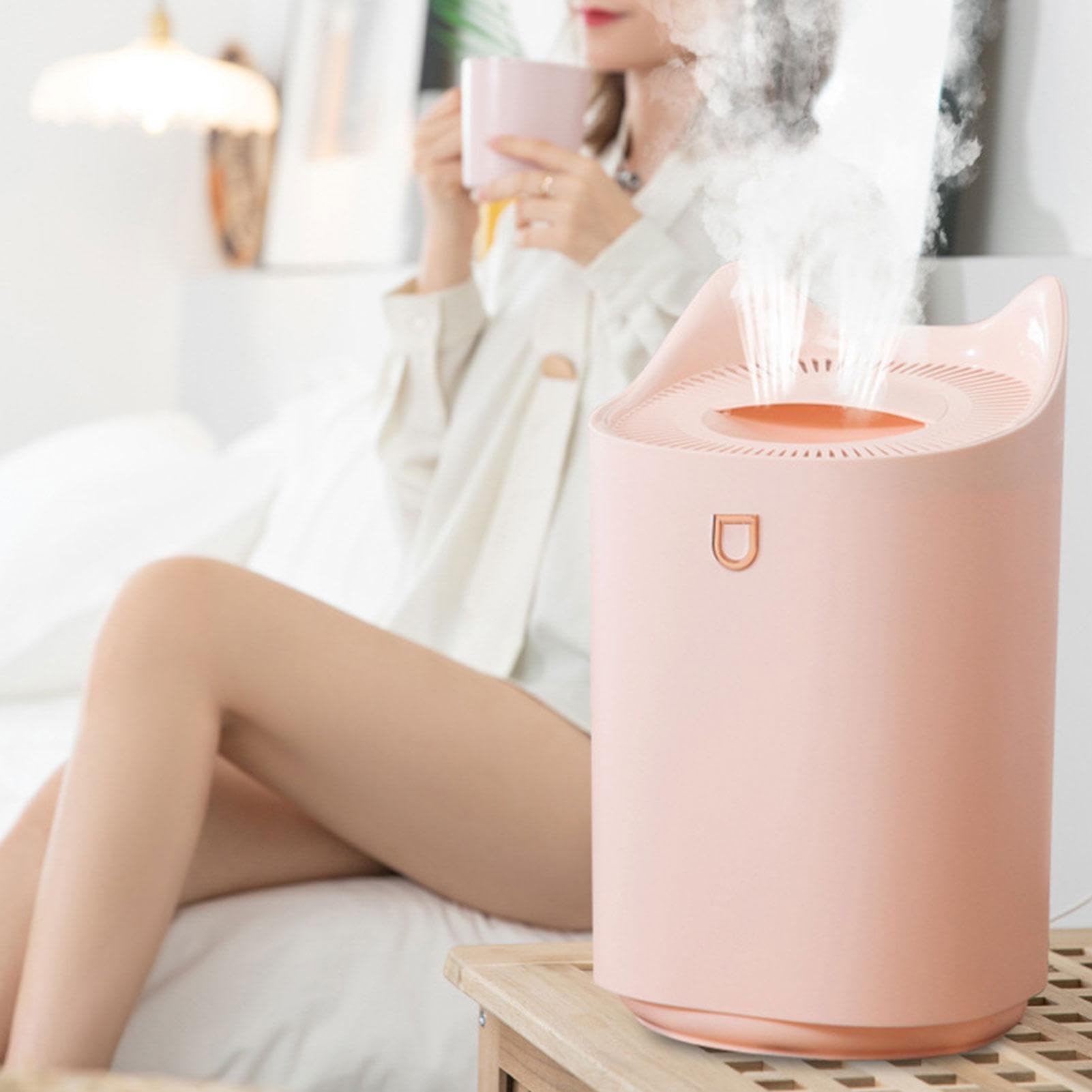 Umidificatore Personale 3L Serbatoio D'Acqua Elettrodomestico Personale Con | Umidificatore a per Aria per Stanza, Ufficio, Casa, Interni, Asilo e