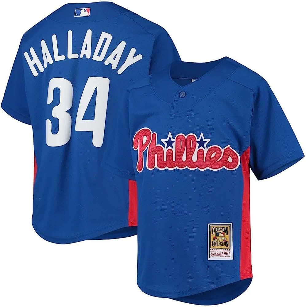 Mitchell & Ness Roy Halladay Philadelphia Phillies 2010 Batting Practice Jersey