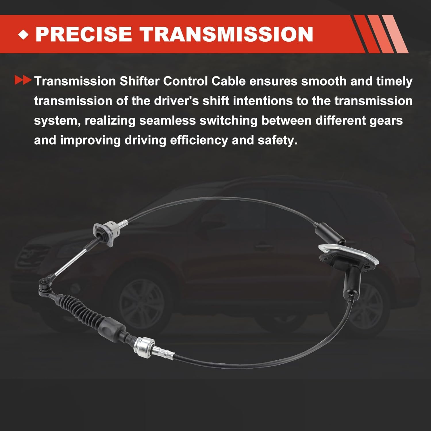 46790-0W100 Automatic Transmission Shifte Cable Compatible with Hyundai Santa Fe 2006-2009 467900W100 46790-2B100 467902B100