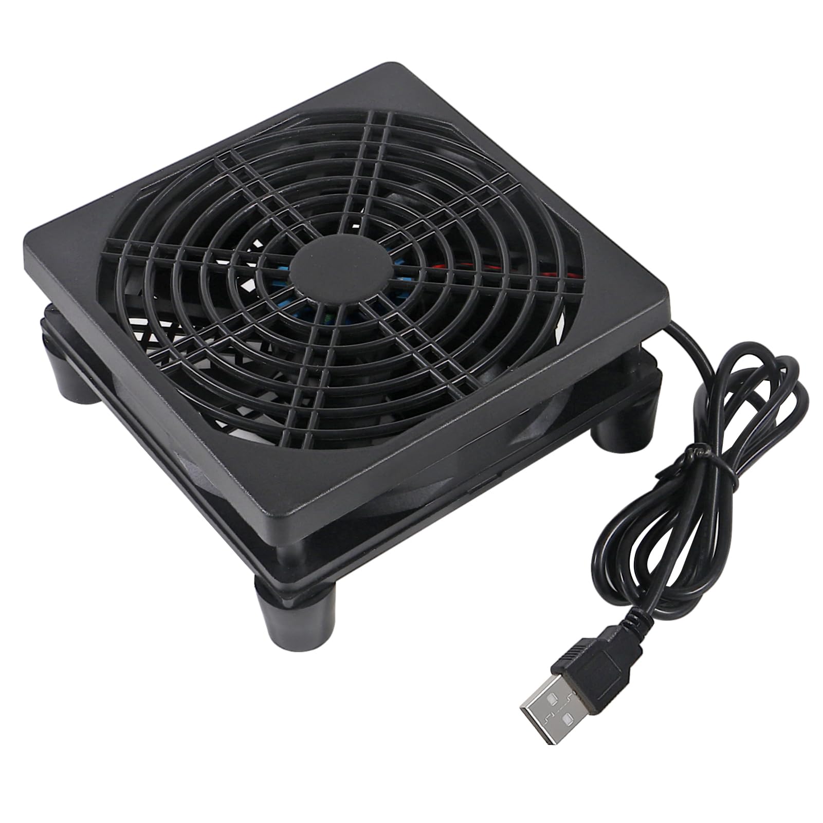 1 PCS 120mm Gehäuselüfter,Gehäuselüfter für Receiver DVR Xbox TV Box Router 120mm x 25mm 5V USB Power