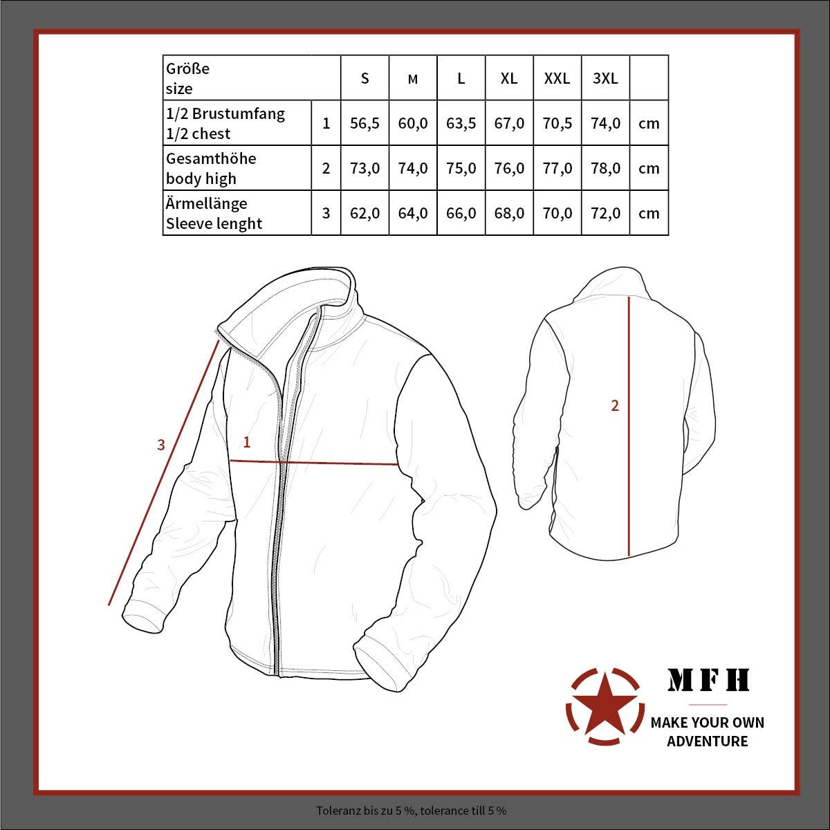 MFH BW Kurz Kampfjacke - Flecktarn