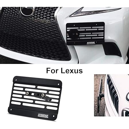 Bumper Tow Hook License Plate Mount Bracket For Lexus IS 06-20/excl F Sport Bump - Foto 11