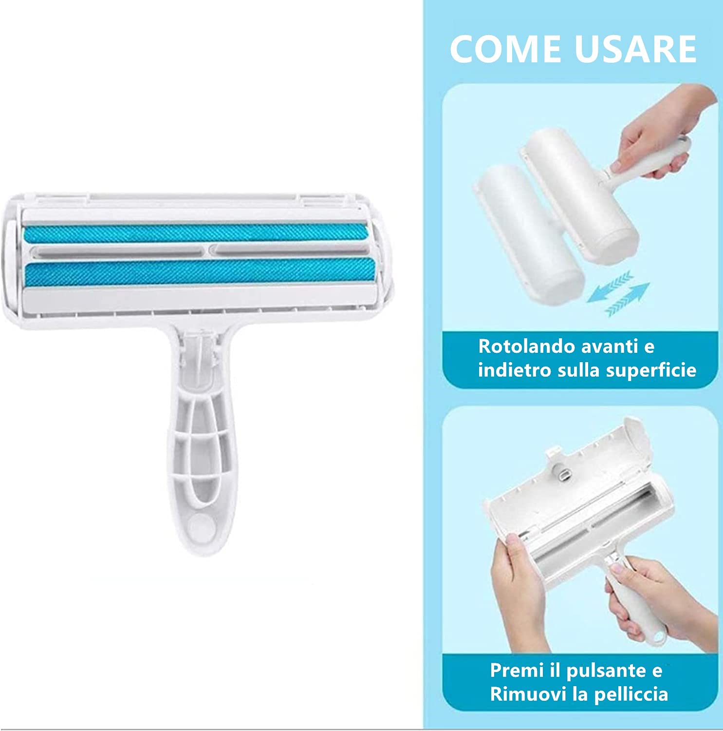 Ricariche Scotch-Brite Per Spazzola Levapelucchi - 3 Rotoli (168 Fogli), Per Peli Animali E Tessuti - Foto 10