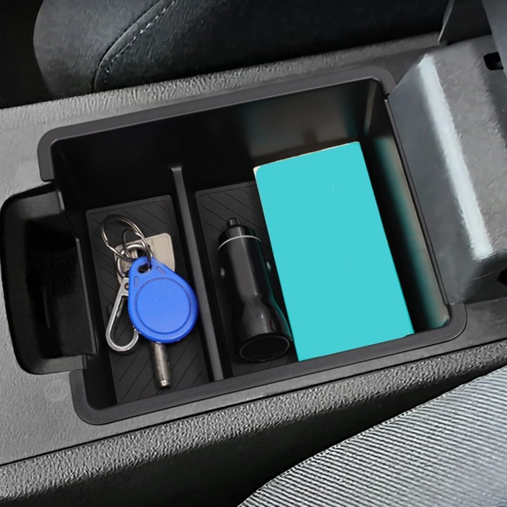 Compact Storage Box for Renault Duster 2025 2026 and For Dacia Duster 2025 2026 Designed to Fit Inside Armrest Compartment for Tidy Cabin Organization