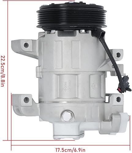 Miniatura 7 de labwork Reemplazo del compresor del A/C para Nissan Altima 2.5L L4 2013 2014 2015 2016 2017 2018 CO 29074C