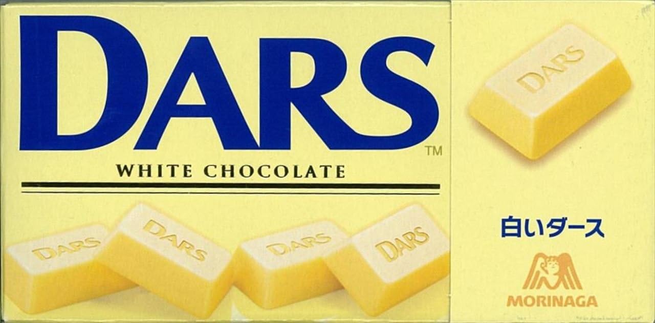 Morinaga DARS White chocolate bar Japan Snack Dagashi