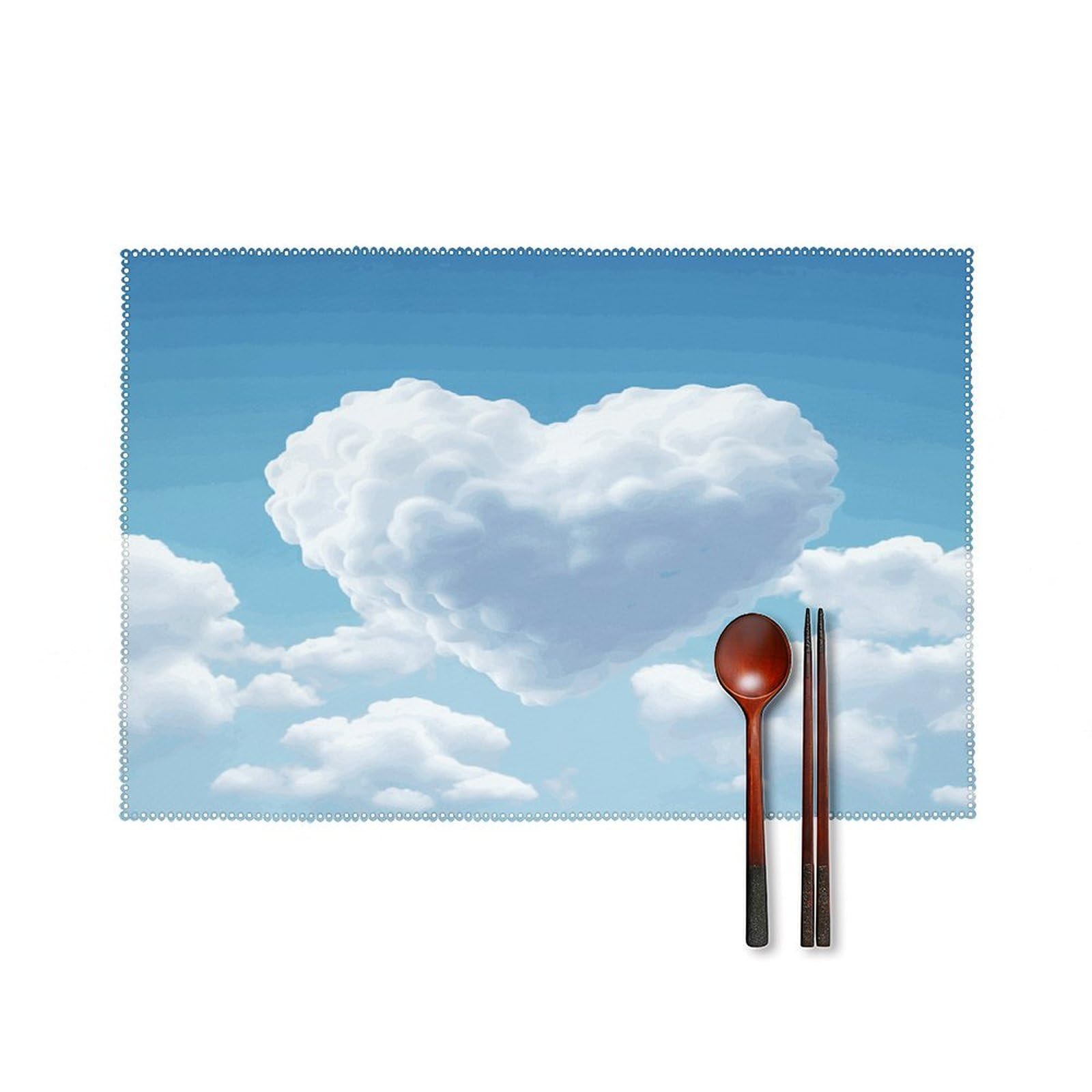 Fodpand Style Floating In The Sky Placemats Set Of 4 Place Mats Table Mats