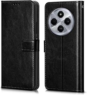 WOW IMAGINE Shock Proof Flip Cover Back Case Cover for Redmi A4 5G | Poco C75 5G | 14C 5G | Poco M7 (Flexible | Leather Fi... Price In India