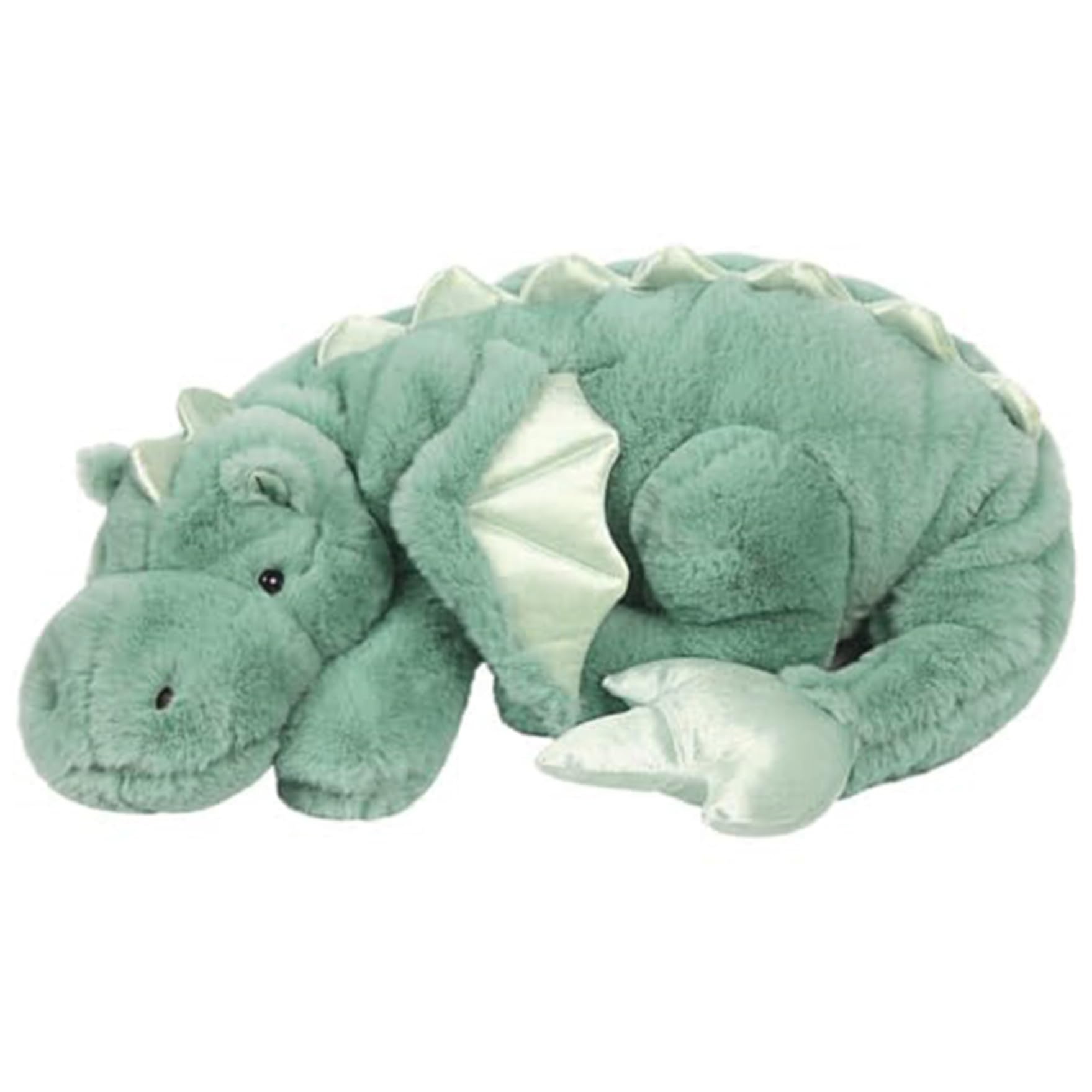 Uanqfegy Dragon Stuffed Animal - 43 Inch Cute Cartoon Dragon Plush with Wing, Soft Giant Stuffed Toy for Kids, Green