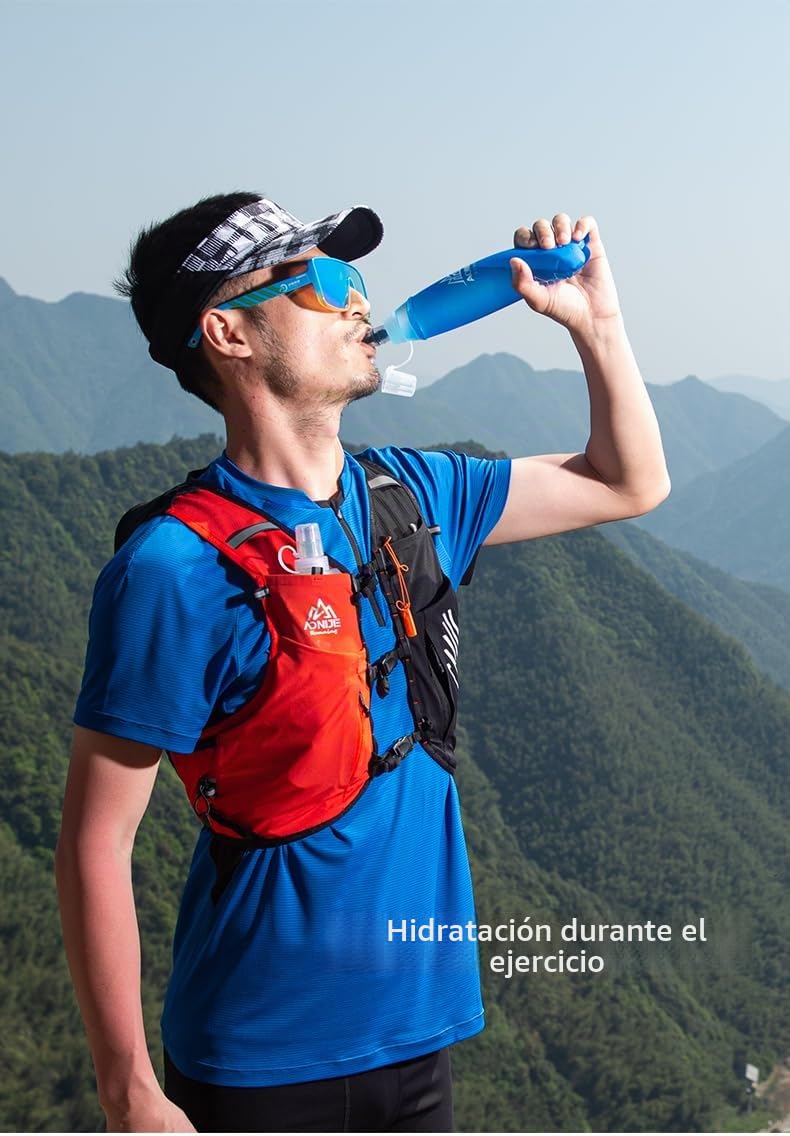 Mochila deportiva de 10 L para correr, senderismo, chaleco de hidratación para ciclismo, escalada, al aire libre AONIJIE