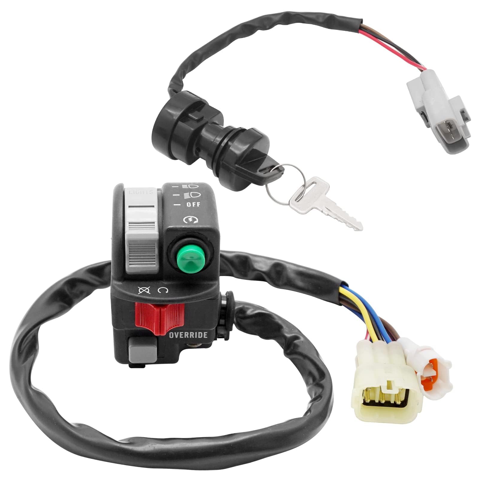 Clé De Commutateur Allumage ATV Pour Grizzly 700 YFM700 2007 2008 - Construction ABS Robuste