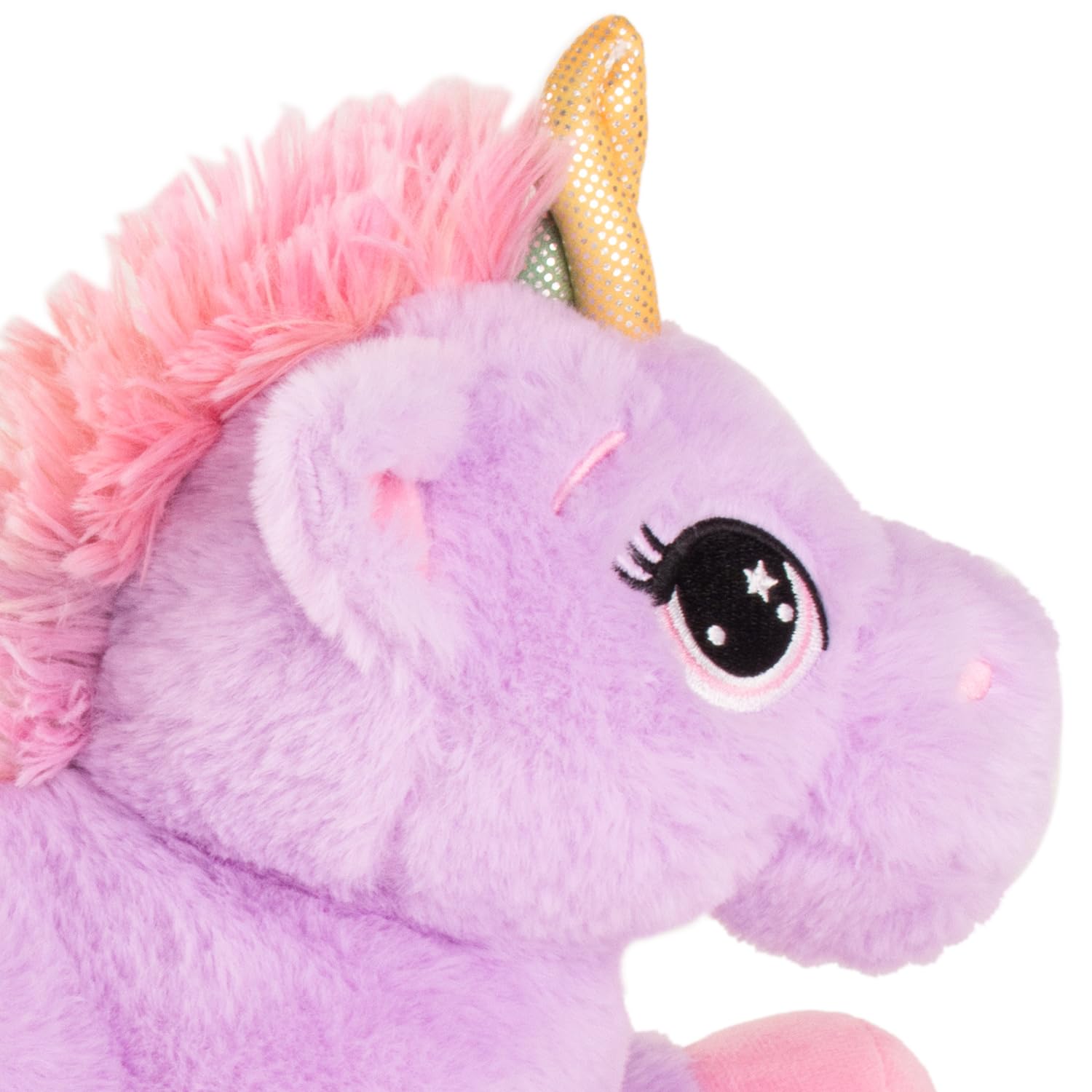 Georgie Porgy Children Plush Unicorn Velvet Cuddly Toy Stuffed Animal Teddy Soft Toy for Girls Gifts (15'' Purple Unicorn) - Image 4