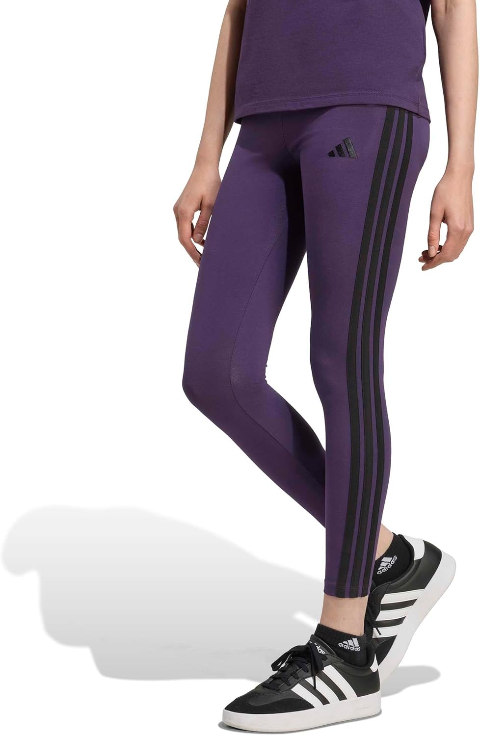 adidas Womens Essentials 3-Stripes Cotton Leggings