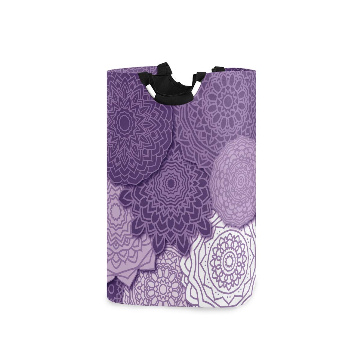 Nander Laundry Basket Mandala Boho Large Hamper Foldable Bag for Dirty Clothes Organizer Laundry Bag Picnic Baskets Print Toy Gift Organizer