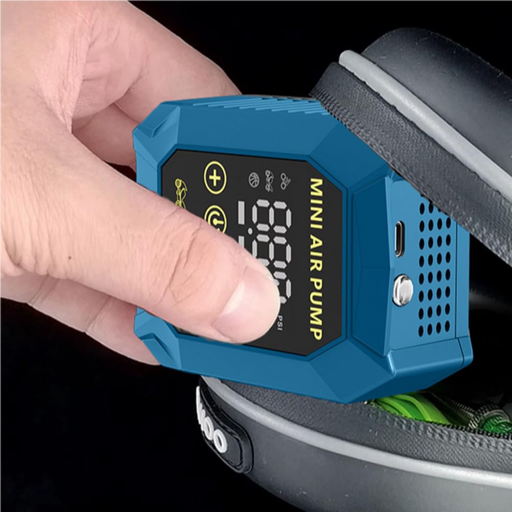 Mała pompka do roweru elektrycznego, z ładowaniem USB Przenośny inflator i pompa deflatora Długotrwała moc Odpowiednia do motocykli i samochodów Rower górski