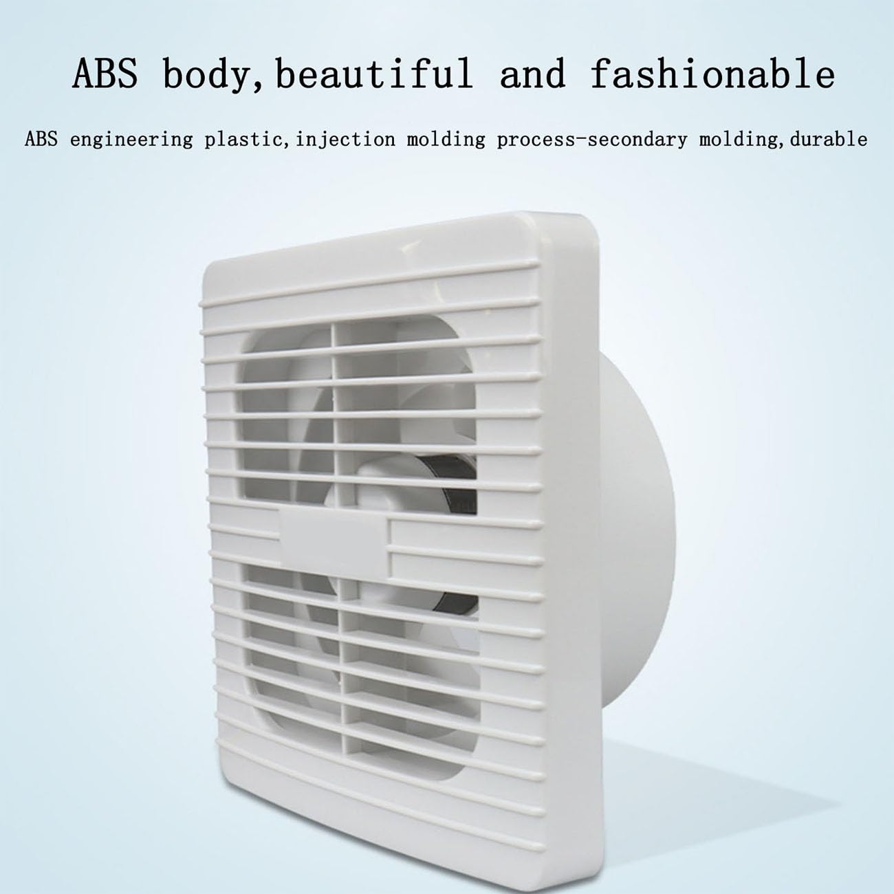 ICEMOB Extractor Baño Silencioso,Ventilador Extractor De Aire Blanco,Ultradelgado Extractor Cocina,para Inodoro,Oficina Ventiladores para Pared,6 Inches