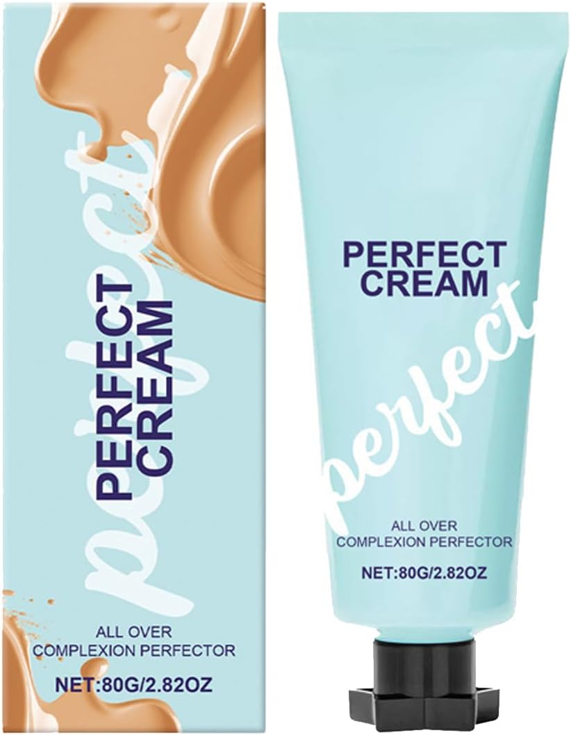 Supreme Creme All-Over Complexion Perfector, Concealer Cream Hydrating Full Coverage Concealer, Long-Lasting Cream Foundation, Waterproof Transfer-Resistant Skin Tint (1PC)