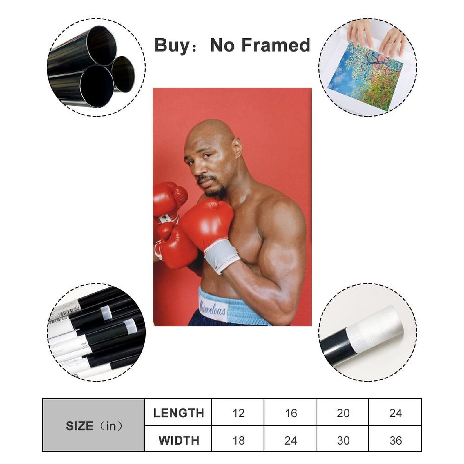 Amazon.co.jp: マービン・ハグラー Marvin Hagler ボクサー
