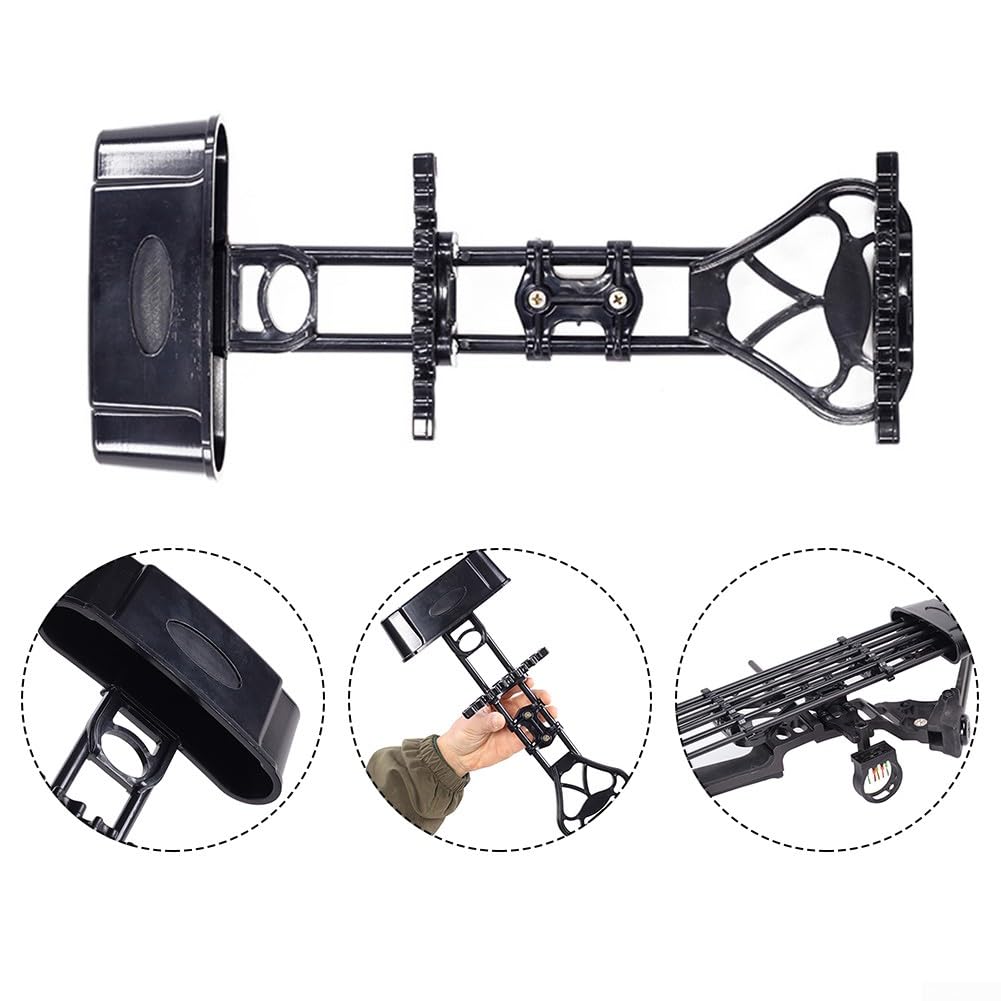 3 TUBES FLÈCHE Carquois Ceinture Tir à l'arc Clip De Support De Chasse