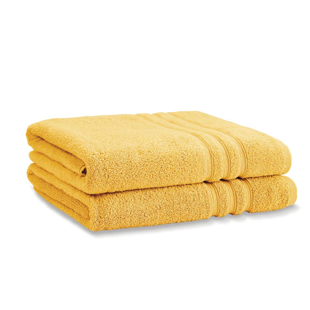 Catherine Lansfield Zero Twist Bath Sheet Pair