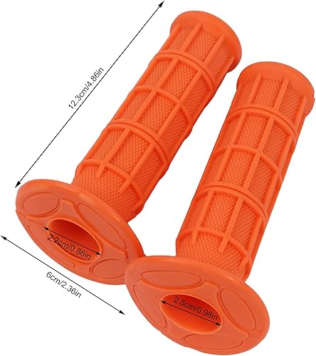 Miniatura 9 de DOONARCES Par de empuñaduras de goma para motocicleta, mango antideslizante universal para la mayoría de motocicletas H-o-n-d-a Su-zu-ki, 78