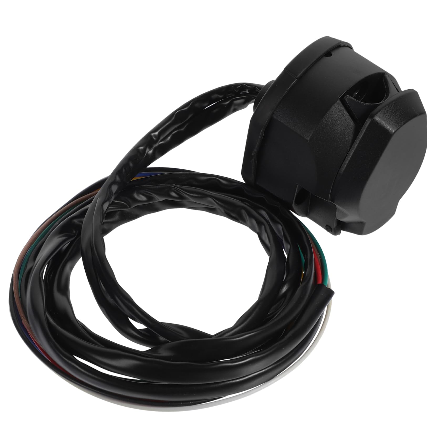 4piezas De Remolque Vías Redondo Adaptador De Enchufe para Trailers Instalación Rápida y Material Resistente Cable Accesorio Compatible para Conexiones De Remolque