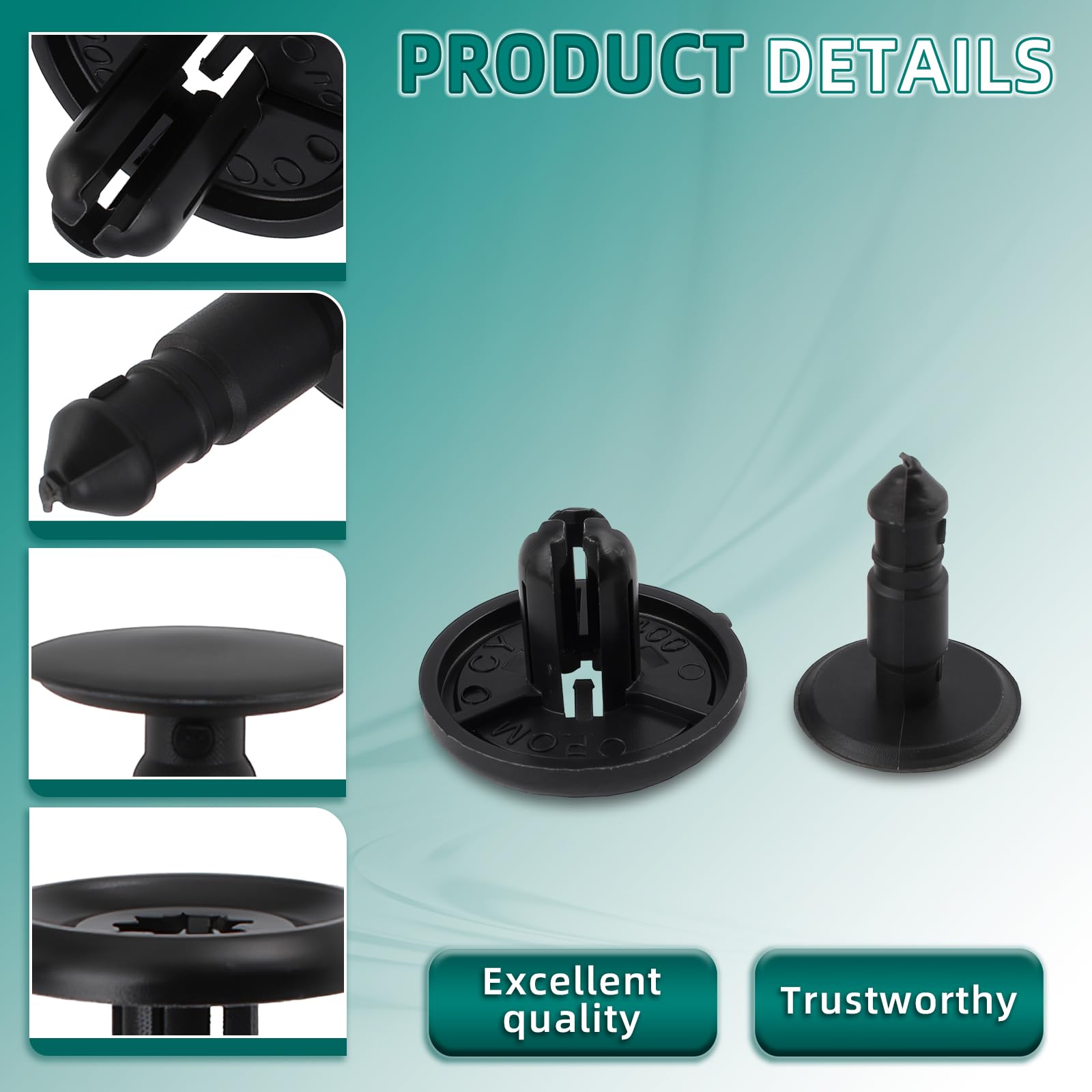 ラウンド用品・アクセサリー T11PRO Amazon.com: AUTOKAY 88970767 7mm Front Fender Push Clips Retainer