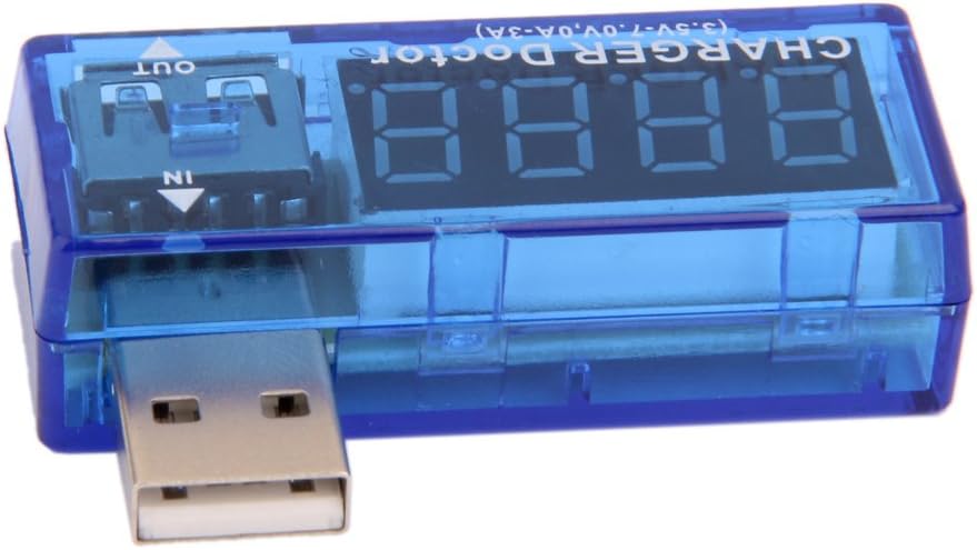 Robocraze USB Voltage Current Meter Charger Doctor Mobile Detector Battery Tester