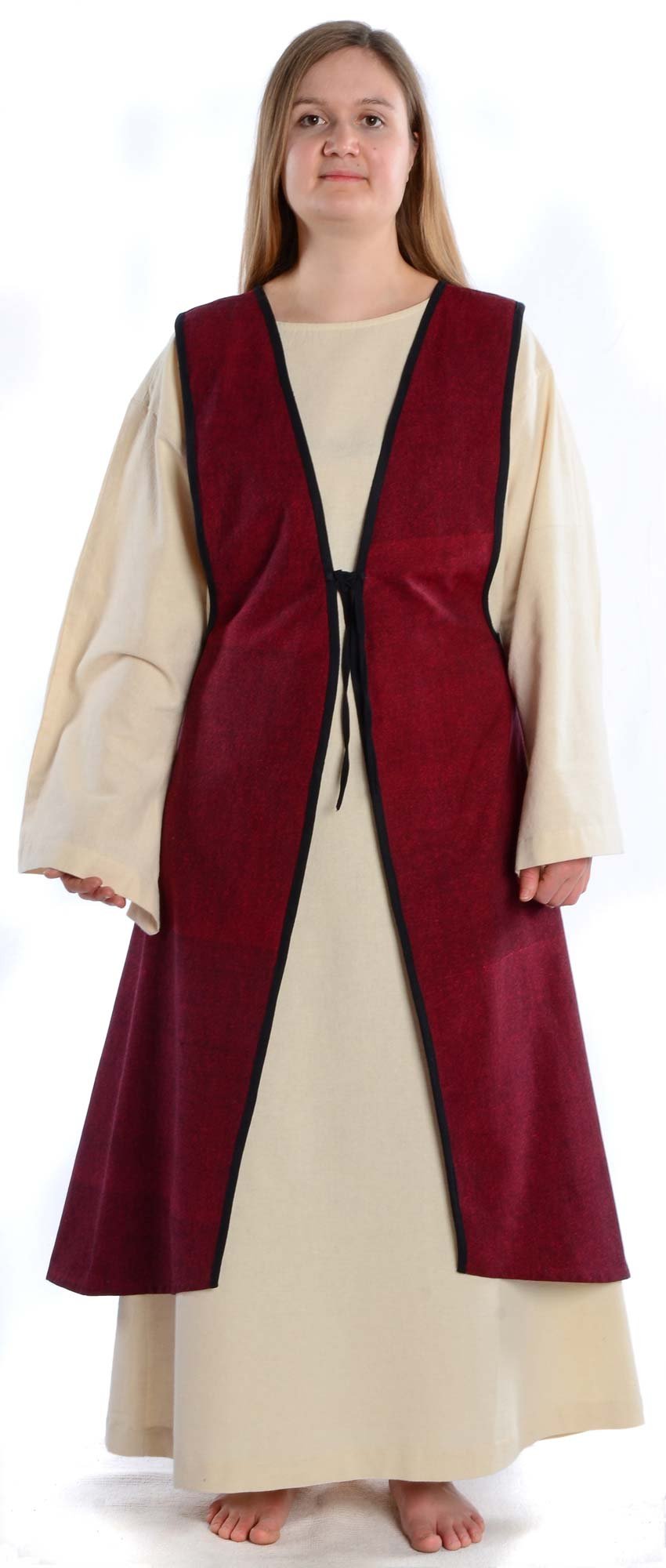 HEMAD Vestido medieval con cordones