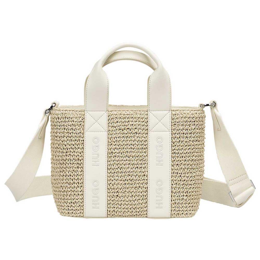 HUGO Women's Becky St_mini 10279887 01 Tote Bag, Open White