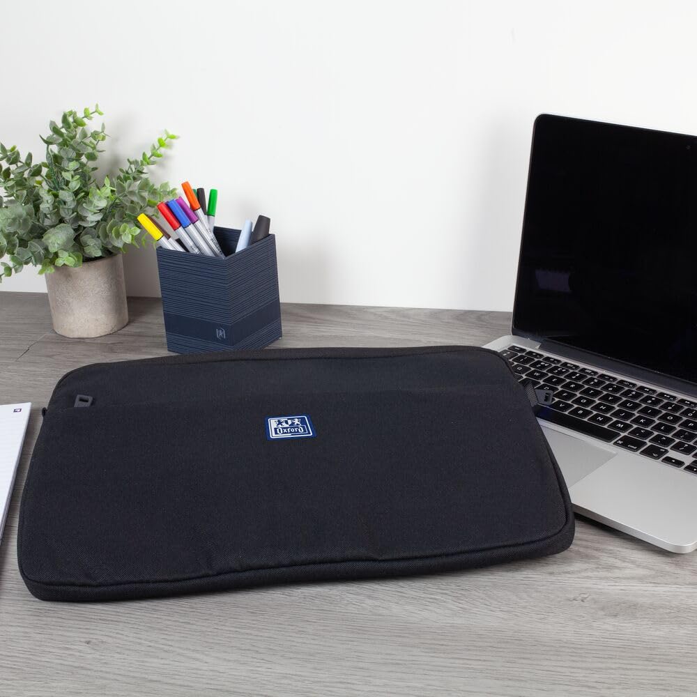 Oxford, Funda para Portátil Young Proof, 15,6 Pulgadas, 37,5x26,5x5cm, Color Negro