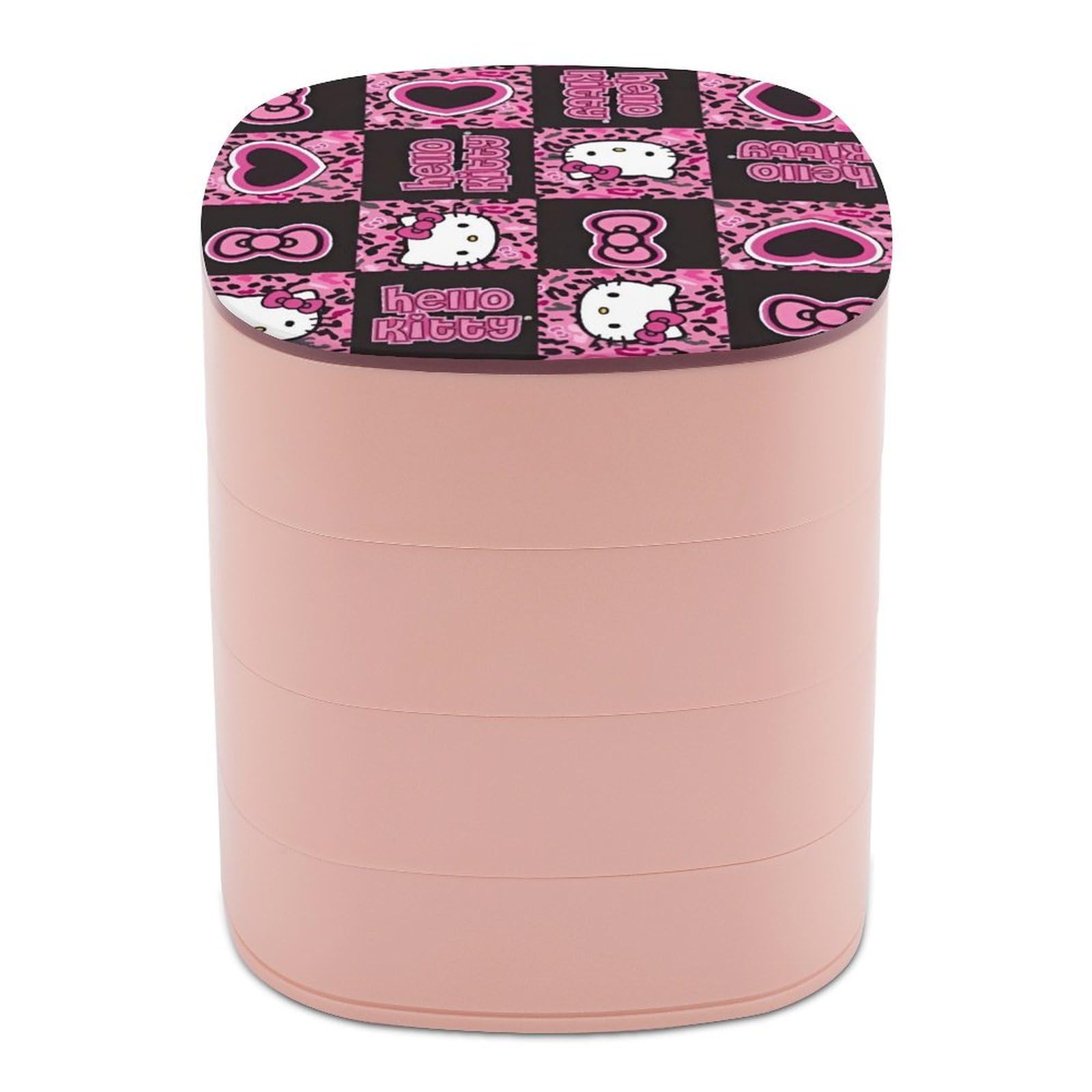 キティ　ヒョウ柄　アクセサリーケース Amazon｜ハローキティ ヒョウ柄 ジュエリーボックス 4段 アクセサリー