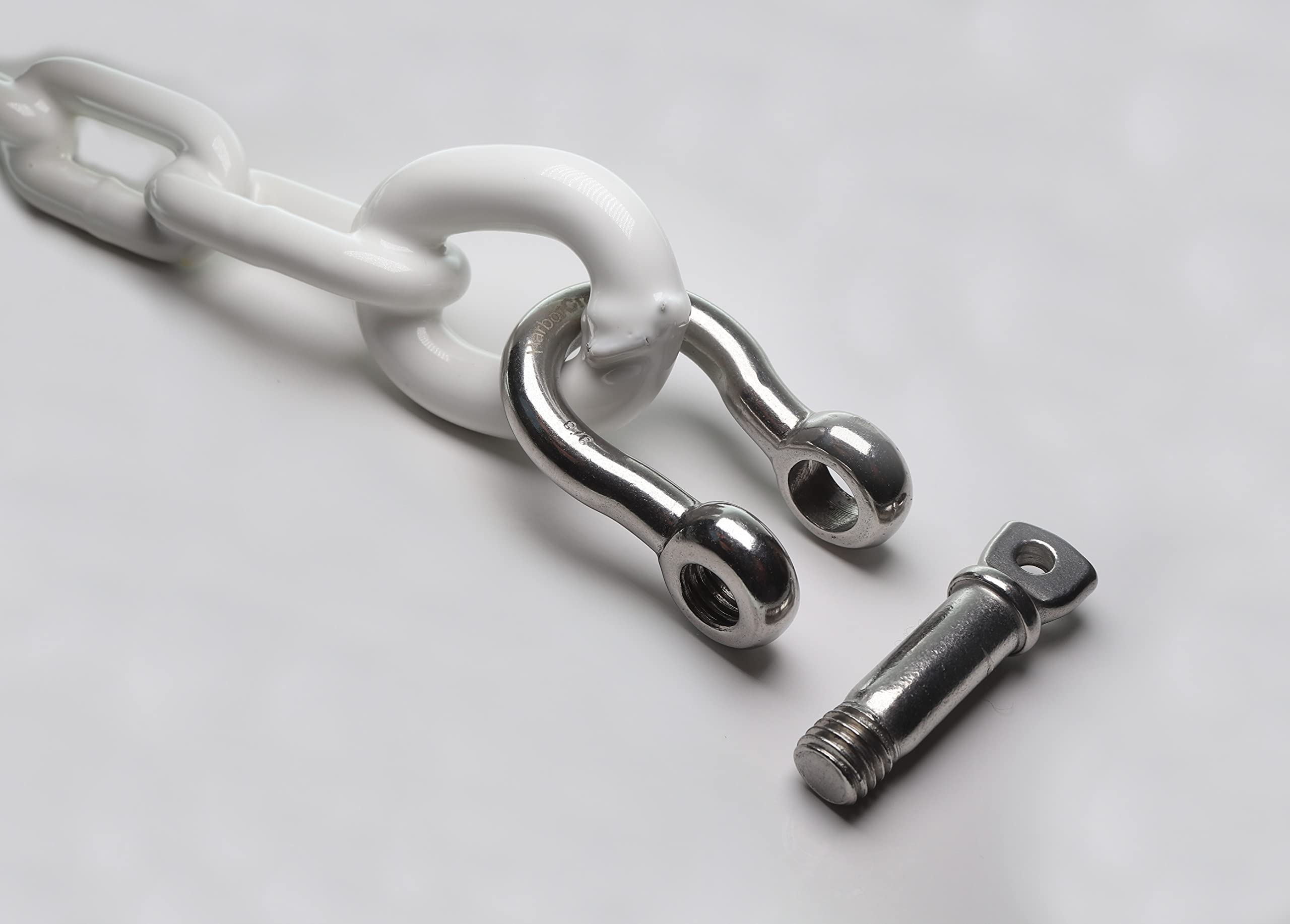 Cadena de anclaje de PVC de 6 pies blanco