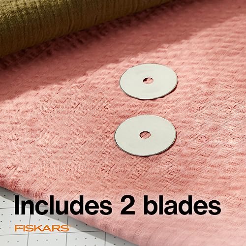 Fiskars 45mm Titanium Blades 2 Pack
