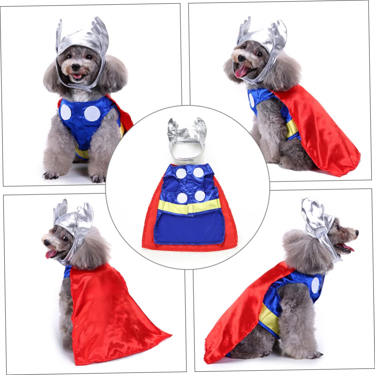 BESPORTBLE 3juegos Disfraz De Halloween para Perros Ropa De Cosplay Divertida y Transpirable Traje Adorable para Fiestas y Fotos