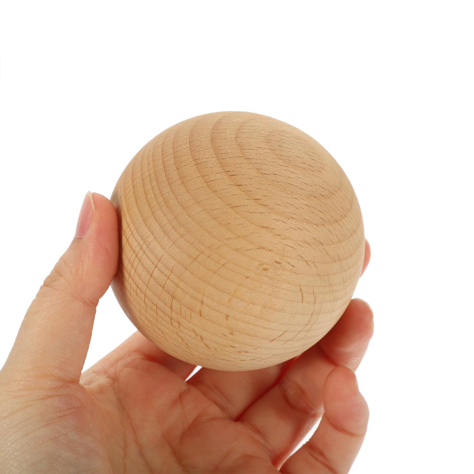 200 Palline Di Legno Semisfere Grezze 12mm - Per Fai Da Te, Pittura, Decorazioni E Giochi Per Bambini