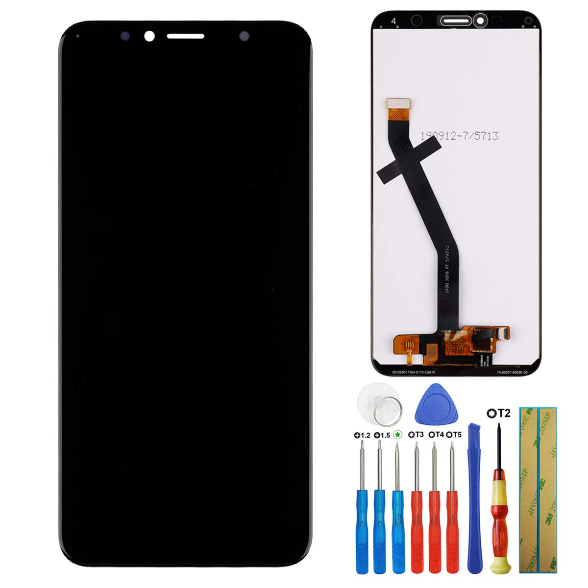E-YIIVIIL Display Compatible with Honor 7A AL00 AL20 TL00 TL20 LCD Touch Screen Display Assembly with Tools (Honor logo)