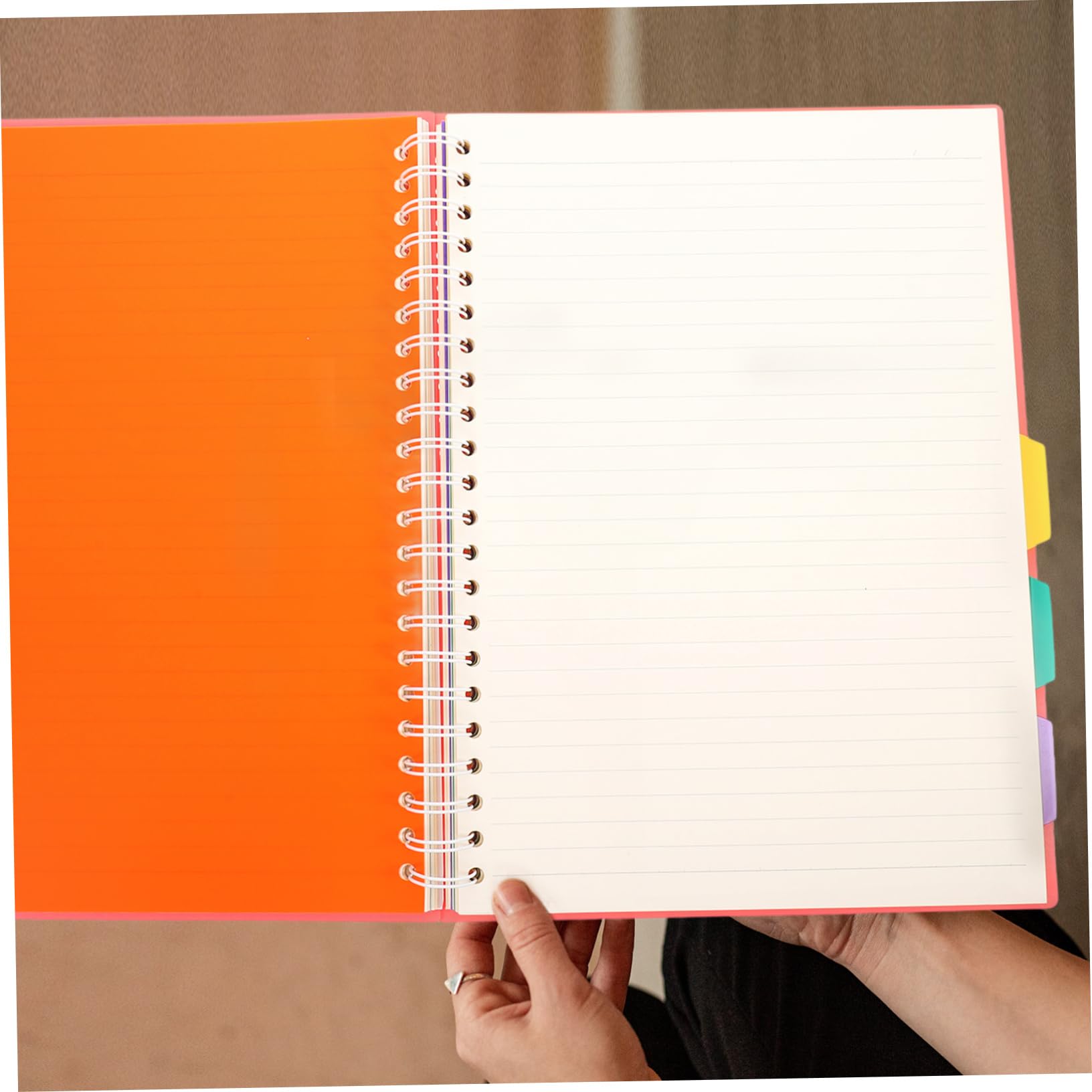 Artibetter Quaderno Spirale A4, 300 Pagine, Carta Spessa Rosa, Scrittura Scorrevole, per Scuola e Lavoro