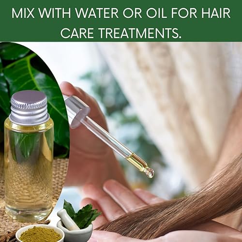 Miniatura 5 de mGanna Hierba ayurvédica 100% natural de hojas de neemAzadirachta Indica en polvo para piel, cuidado del cabello y formulaciones cosméticas, 100 GMS