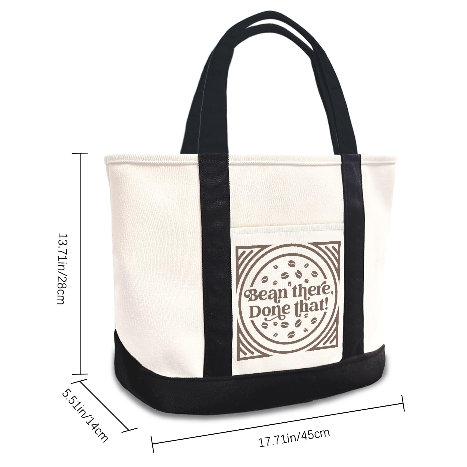 Sicrvos Bean There Done That Canvas Bag Suitable For Advertising,Promotion, Gift, Activity