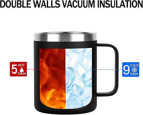 Miniatura 5 de Regalo para papá de parte de hija, You Are The Luckiest Dad In The World I Would Love To Have Me As A Daughter Taza de café de acero inoxidable con