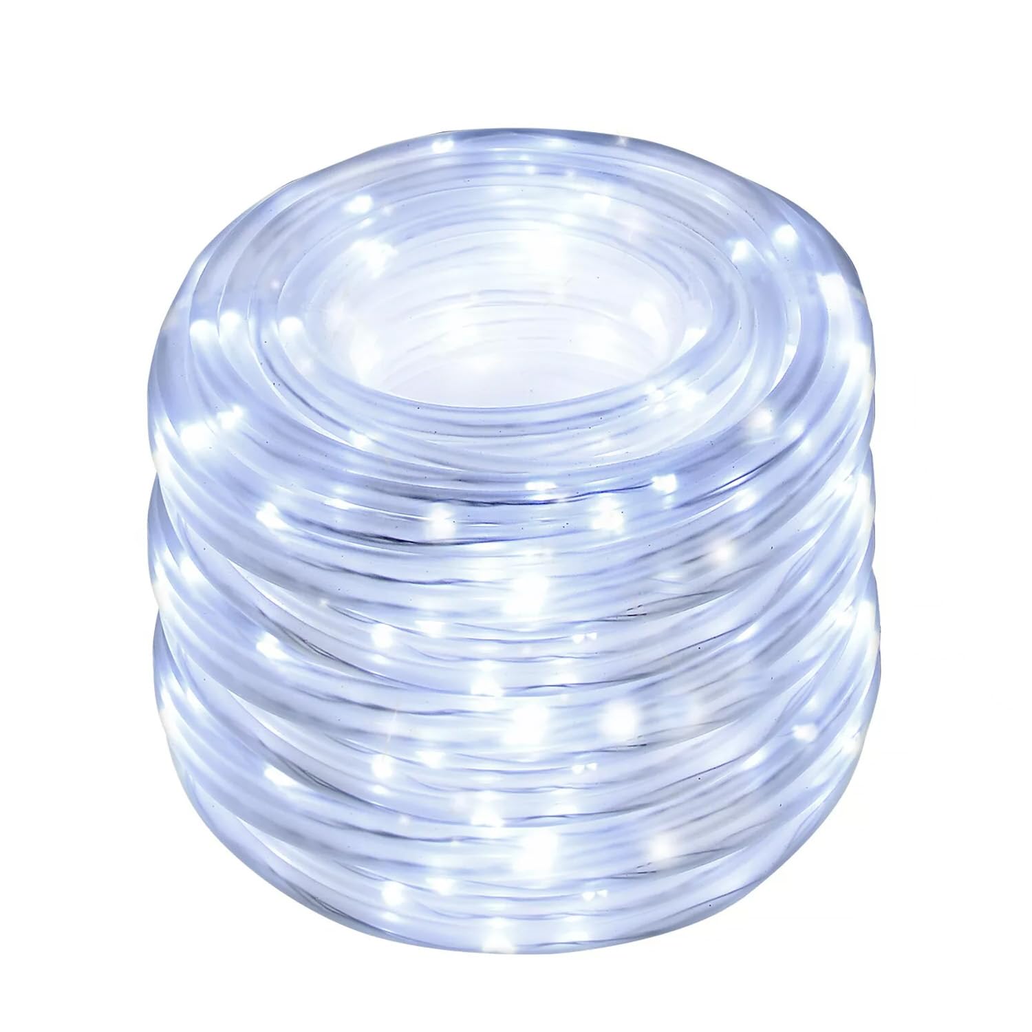 Guirlande 10m 100L 3AA Piles 3000K Adaptée à La Décoration Extérieure Jardin Terrasse étanche